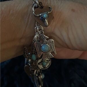 Turquoise Charm Bracelet